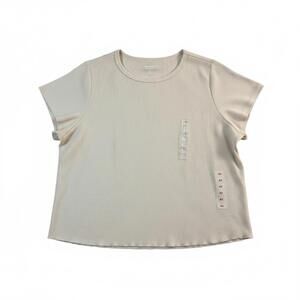 Old Navy Waffle Knit Crop Top – 4X – Wishbone Beige – NWT